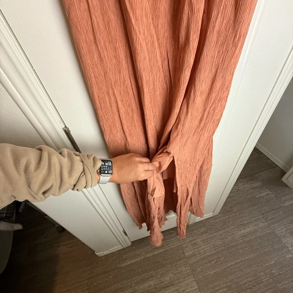 Abercrombie & Fitch crinkle maxi dress